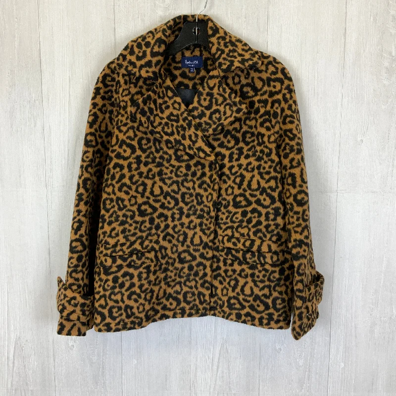 Blazer By Splendid In Leopard Print, Size: Xs Casual Men's Short