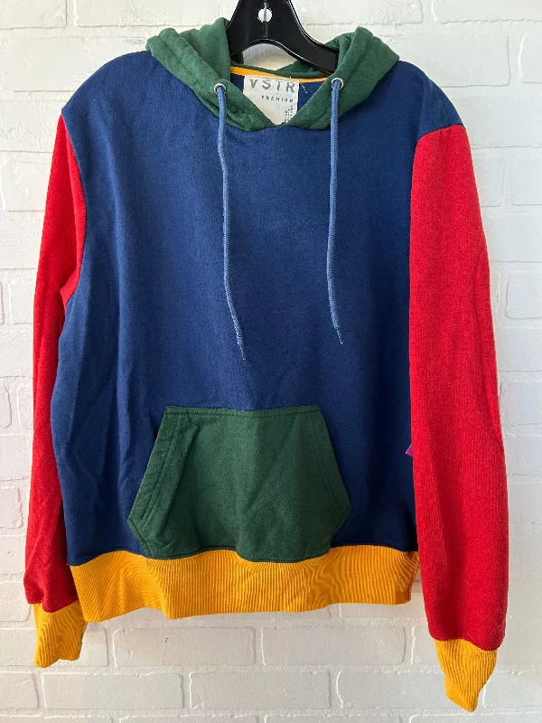Sweatshirt Hoodie By Clothes Mentor In Blue & Green, Size: M Modern Men's 