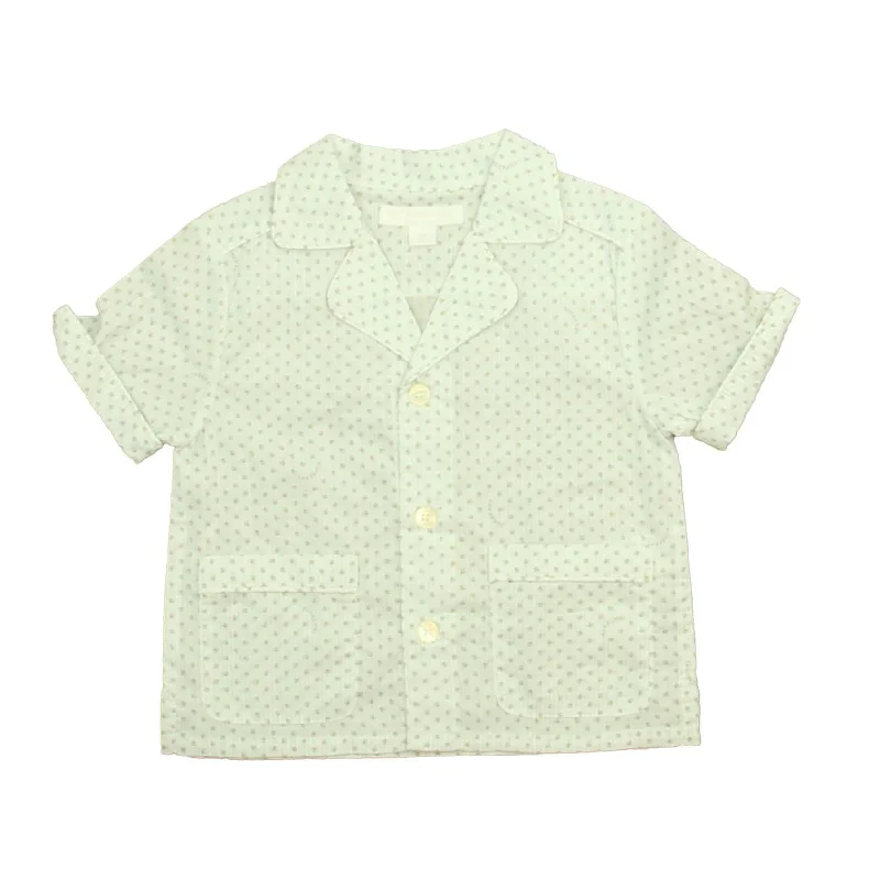 Burberry Boys Blue Bear Paw Pajamas British Gentleman Style