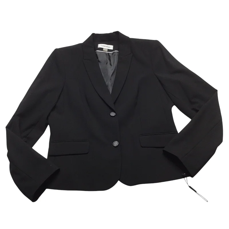 Blazer By Calvin Klein In Black, Size: 12 Bold Men's Statement