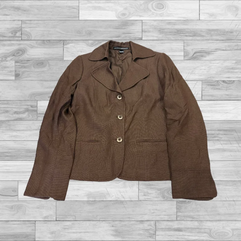 Blazer By Ellen Tracy In Brown, Size: 8 Modern Men's Tech
