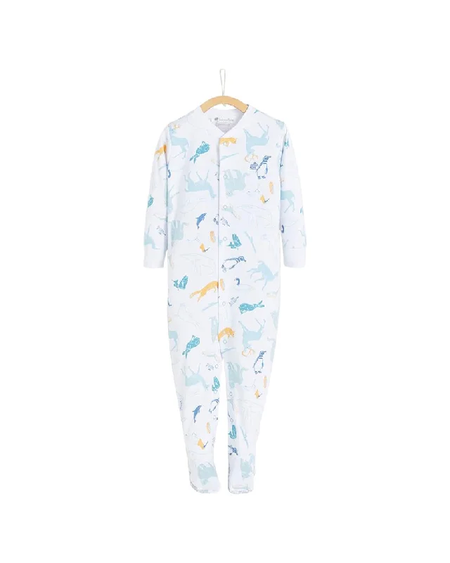babycottons Sur Footie Snug Pajama Streetwear Style
