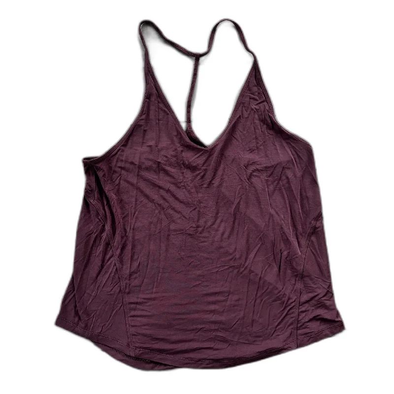 Athletic Tank Top By Lululemon In Purple, Size: S Sporty Men's Tennis