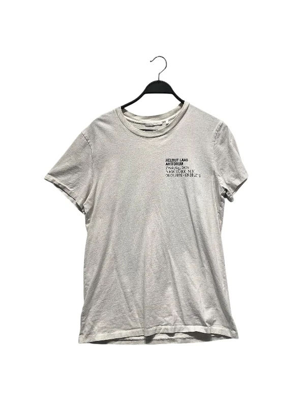 Helmut Lang/T-Shirt/M/Cotton/WHT/ Refined Men's Hand