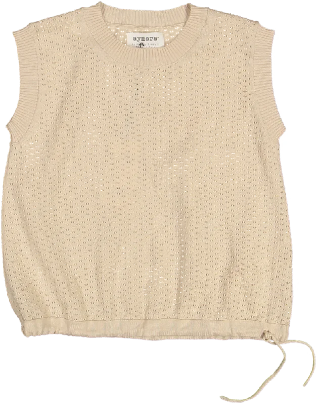 241 TOP TABITA-Ecru Earthy Men's Hemp