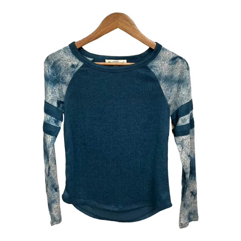 Top Long Sleeve By Wallflower In Blue, Size: S Masculine Men's 