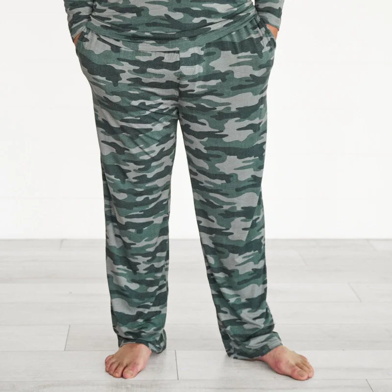 Vintage Camo Men's Pajama Pants Casual Men's Loose