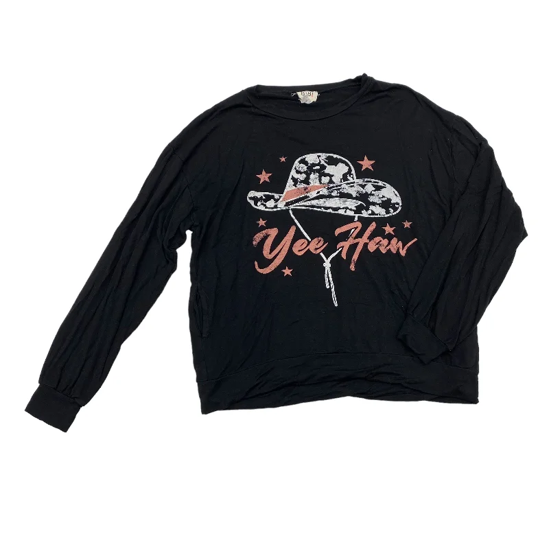 BLACK TOP LS by BIBI Size:S Refined Men's Velvet