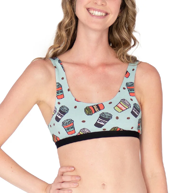Coffee - U-Back Bralette Casual Men's Short