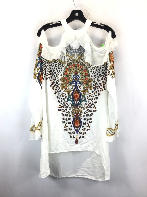 Tunic Long Sleeve By Venus In White, Size: 6 Artistic Men's Avant