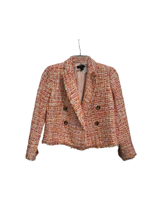 Blazer By Ann Taylor In Pink, Size: Xxsp Polished Men's Satin