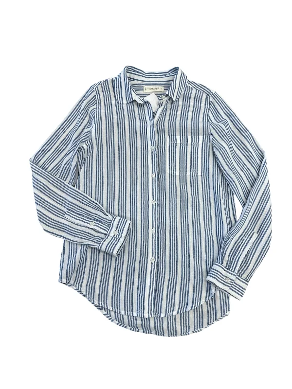 Top Long Sleeve By Lucky Brand In Striped Pattern, Size: Xs British Gentleman Style