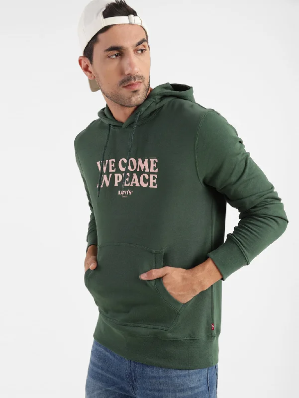 Men's Printed Hooded Sweatshirt Vintage Men's 1970S Disco