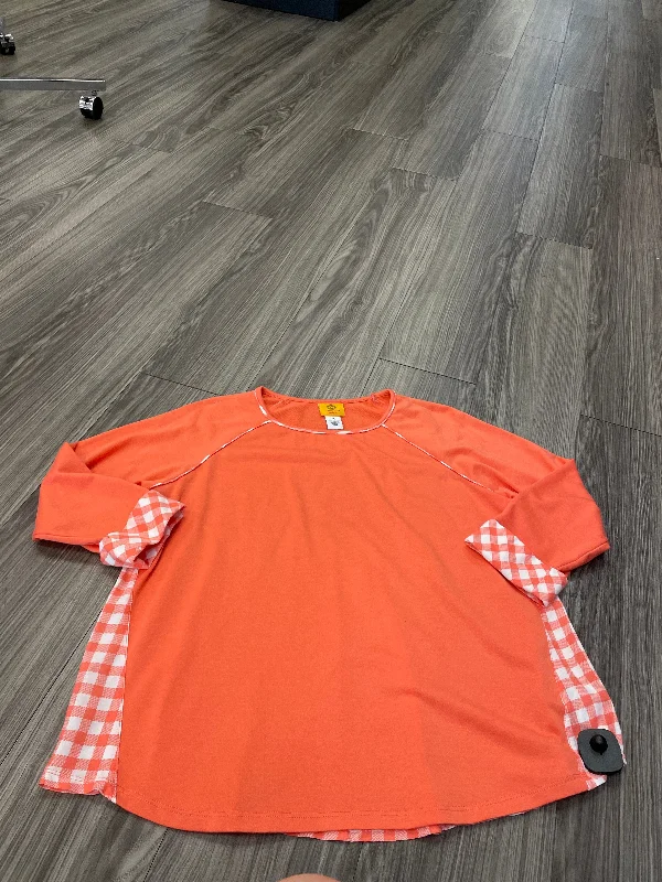 Top Long Sleeve By Ruby Rd In Peach, Size: L Dynamic Men's High