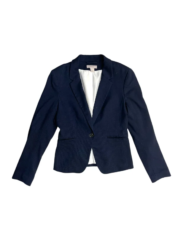 Blazer By H&m In Navy, Size: Xs Relaxed Men's Australian 