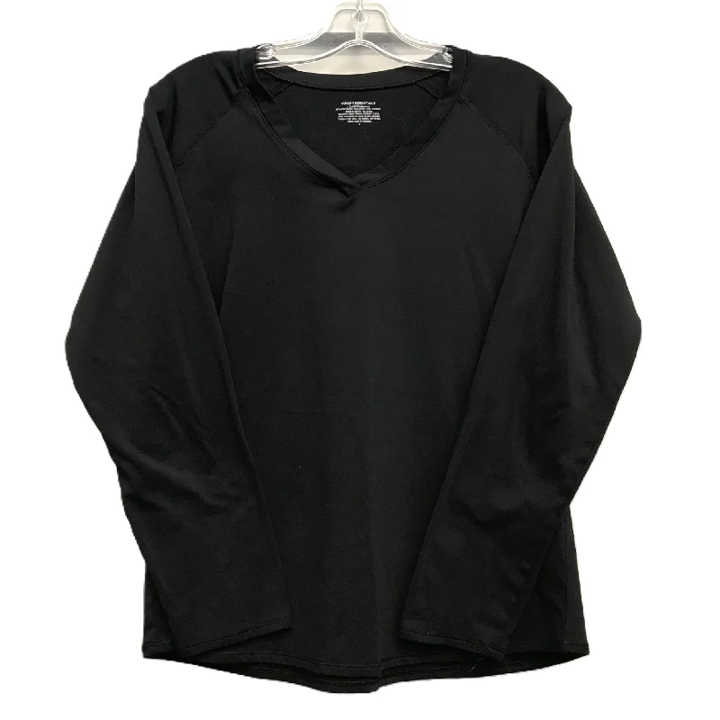 Top Long Sleeve By Cuddl Duds In Black, Size: L Dynamic Men's Moto