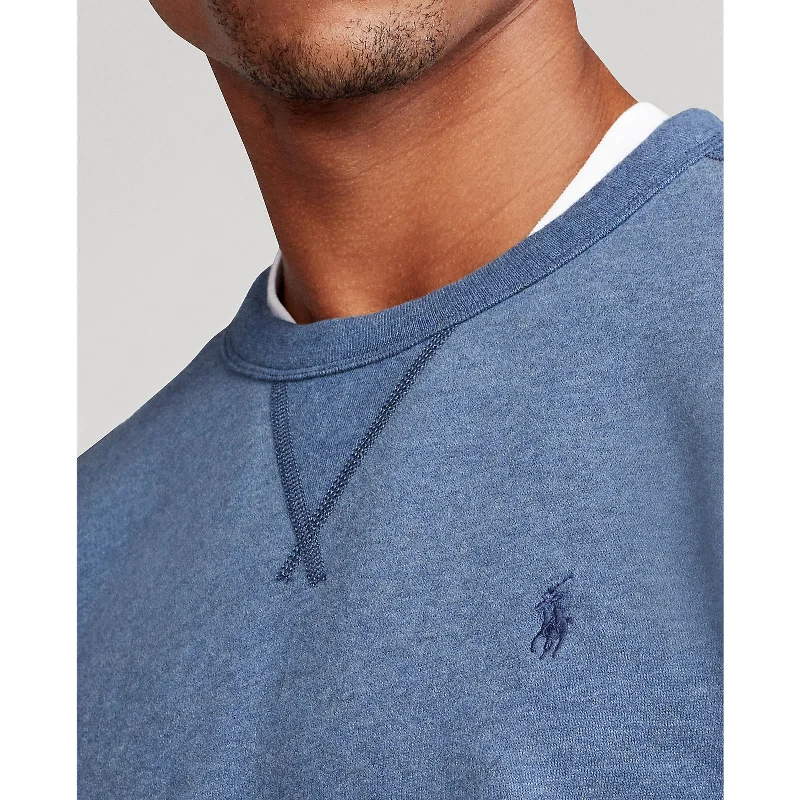 Polo Ralph Lauren - Crew Neck Sweatshirt -  Denim Blue Minimalist Men's Casual 