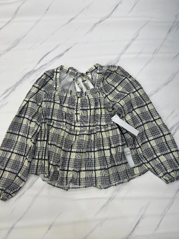 Top Long Sleeve By Top Shop, Size: 4 Monochromatic All