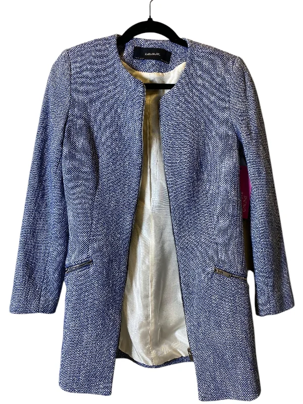 Blazer By Zara Basic In Blue, Size: M Trendy Men's Oversized