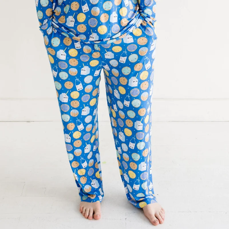 Blue Cookies & Milk Men's Pajama Pants Practical Men's Multi