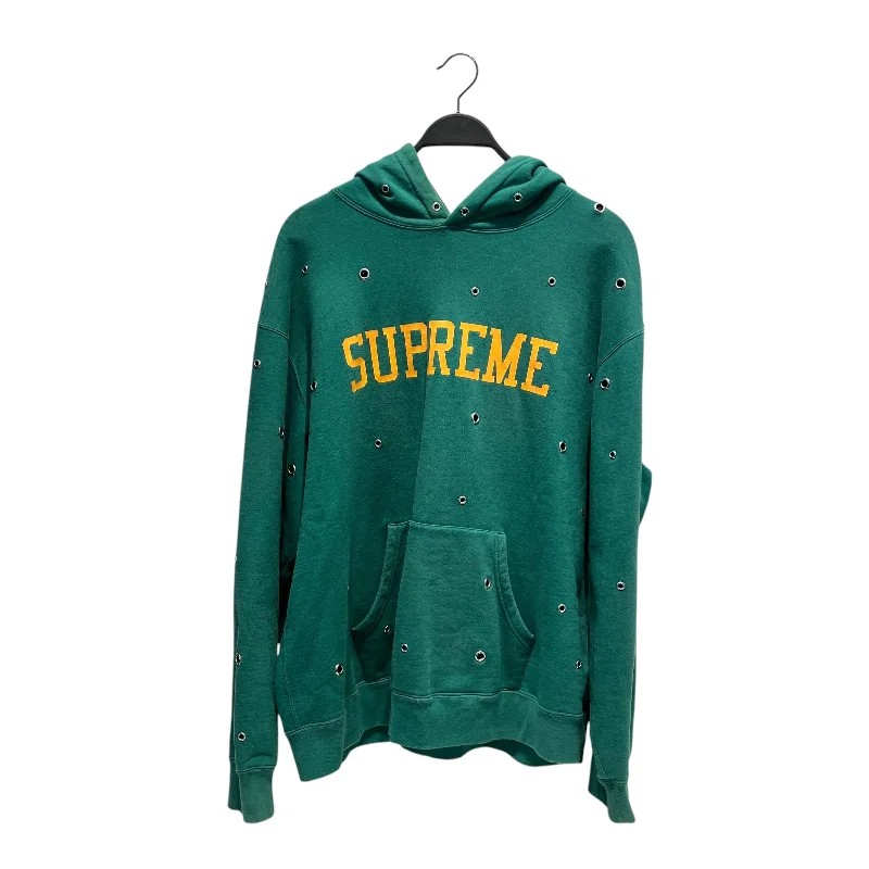 Supreme/Hoodie/XL/Cotton/GRN/EYELET HOODIE Cclassic Men's Tweed