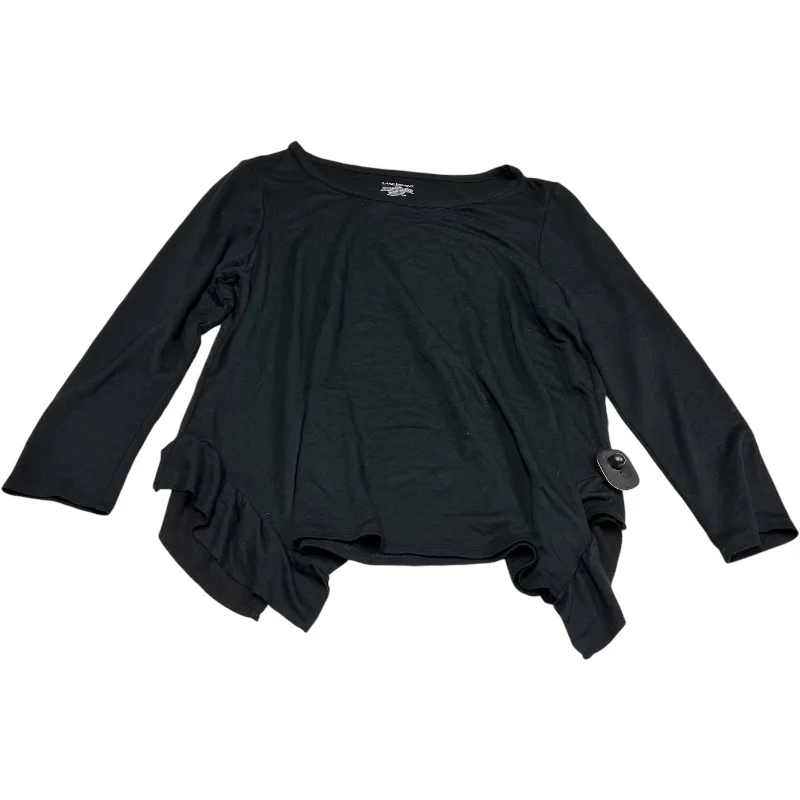 Top Long Sleeve By Lane Bryant In Black, Size: Xl Trendy Men's Bucket