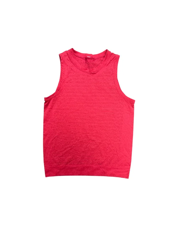 Athletic Tank Top By Lululemon In Pink, Size: 8 Cozy Men's Winter