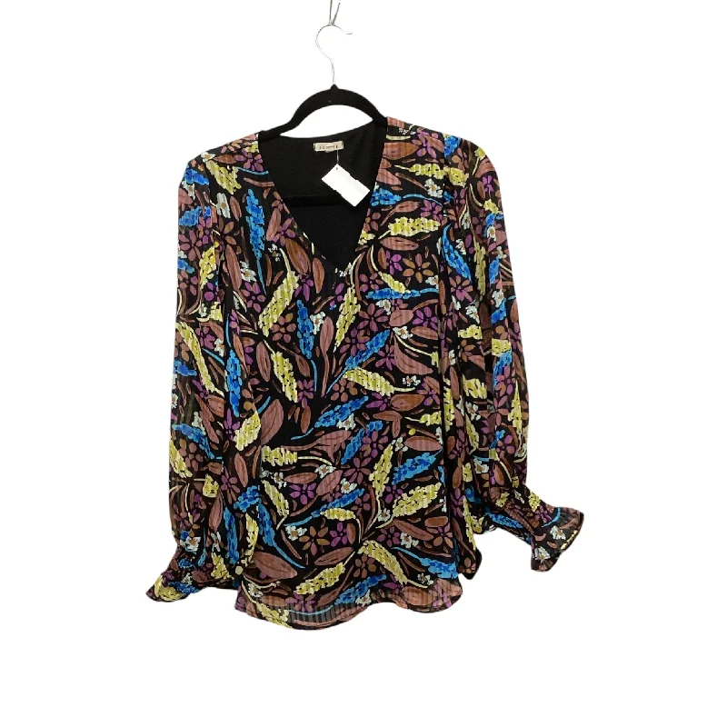 Top Long Sleeve By Jodifl In Floral Print, Size: S Earthy Men's Sustainable 