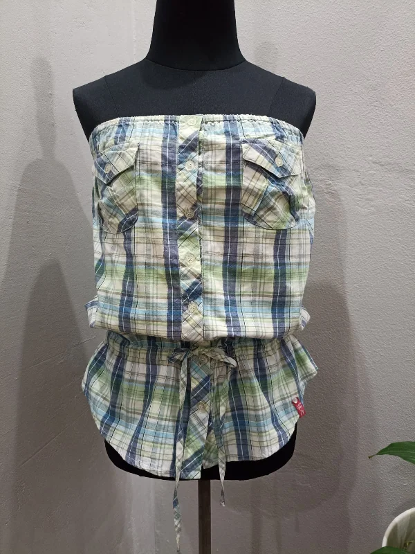 Hang Ten Strapless Check Top (6/30) Refined Men's Hand