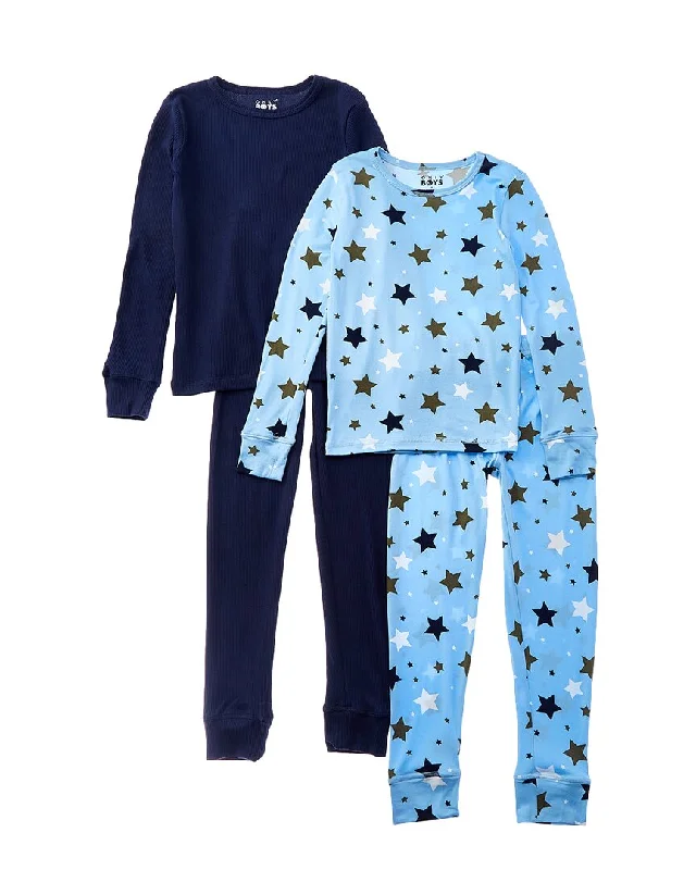 Only Boys 4pc Just Chill Pajama Set Trendy Men's Bucket