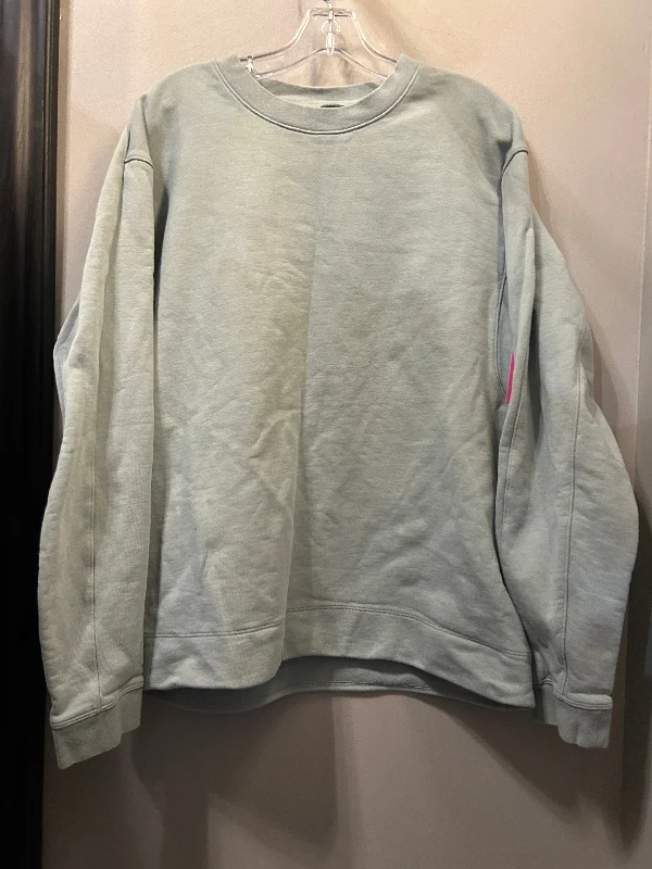 Athletic Sweatshirt Crewneck By Lululemon In Green, Size: Xl Refined Men's Classic 