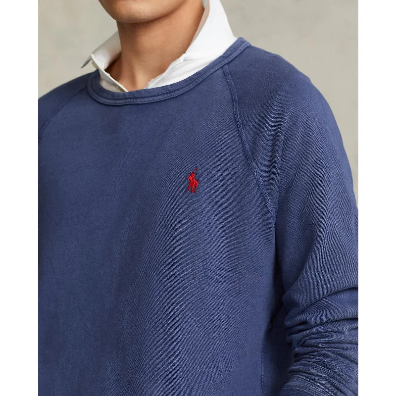 Polo Ralph Lauren - Crew Neck Fleece Sweatshirt - Navy Youthful Men's Anime