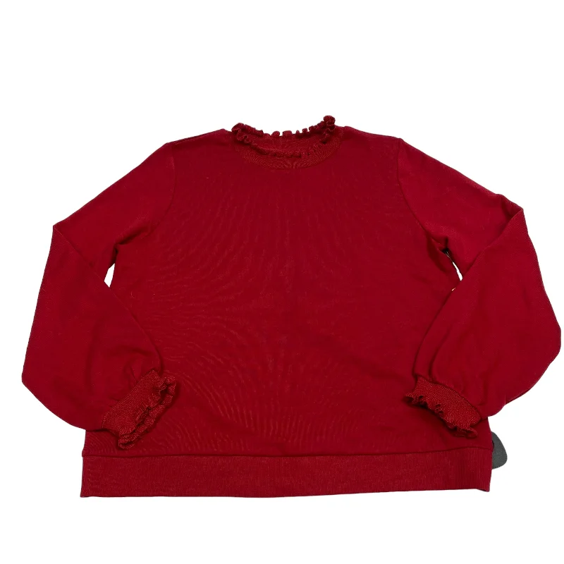 Top Long Sleeve By Who What Wear In Red, Size: Xl Refined Men's Classic 