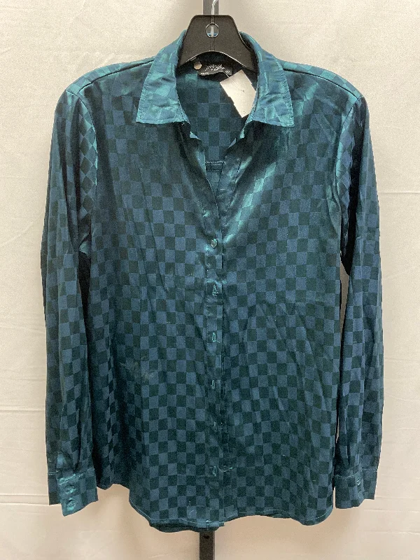 Top Long Sleeve By Clothes Mentor In Blue, Size: S Relaxed Men's Beach