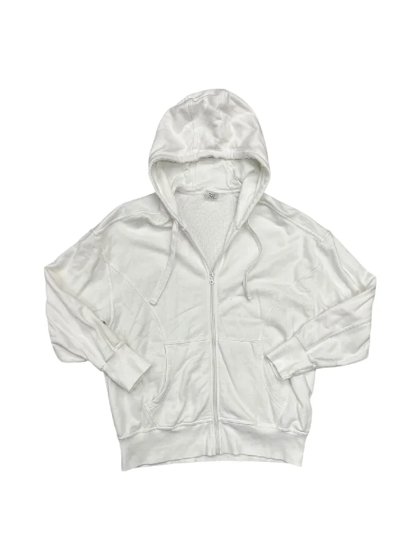 Sweatshirt Hoodie By Aerie In White, Size: M Youthful Men's Anime