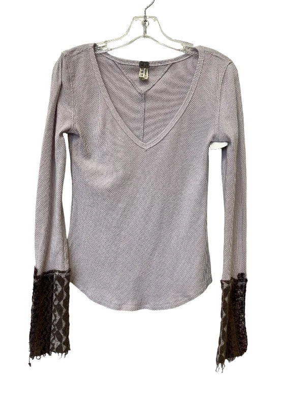 Top Long Sleeve By We The Free In Purple, Size: M Earthy Men's Sustainable 