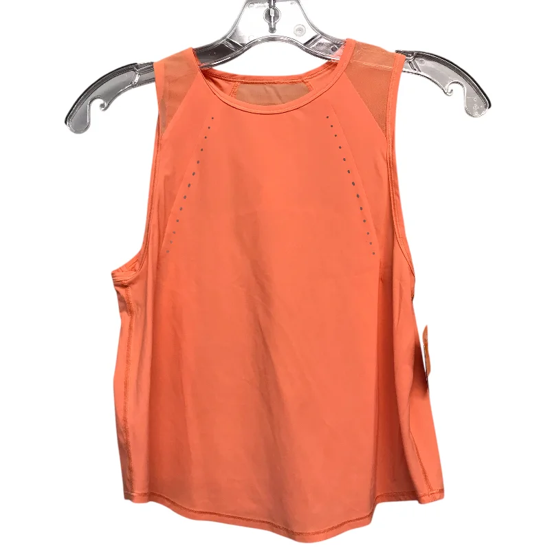 Athletic Tank Top By Lululemon In Orange, Size:Xs British Gentleman Style