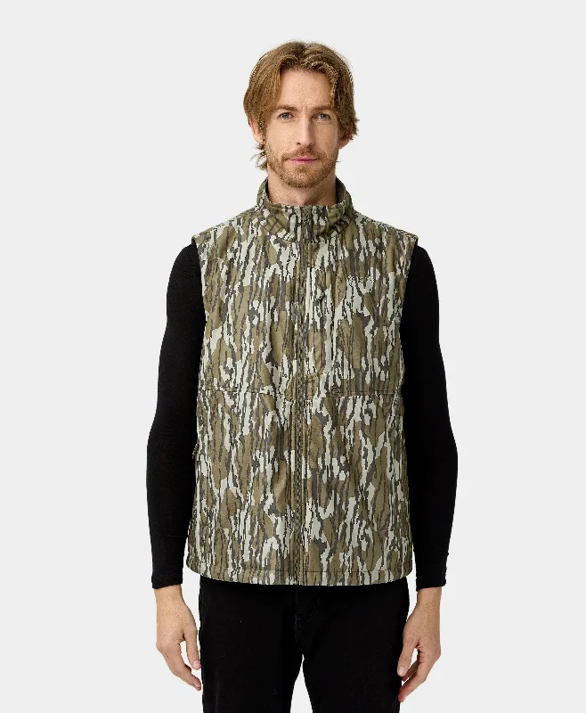 Men's Heated Hunting Vest - Mossy Oak® Bottomland Pattern (Apparel Only) Youthful Men's Anime