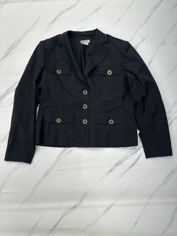 Blazer By Michael By Michael Kors In Black, Size: 16 Masculine Men's Thick