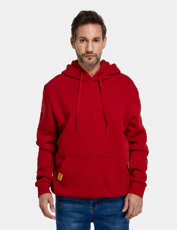 Unisex Heated Pullover Hoodie with Core Heating Organic