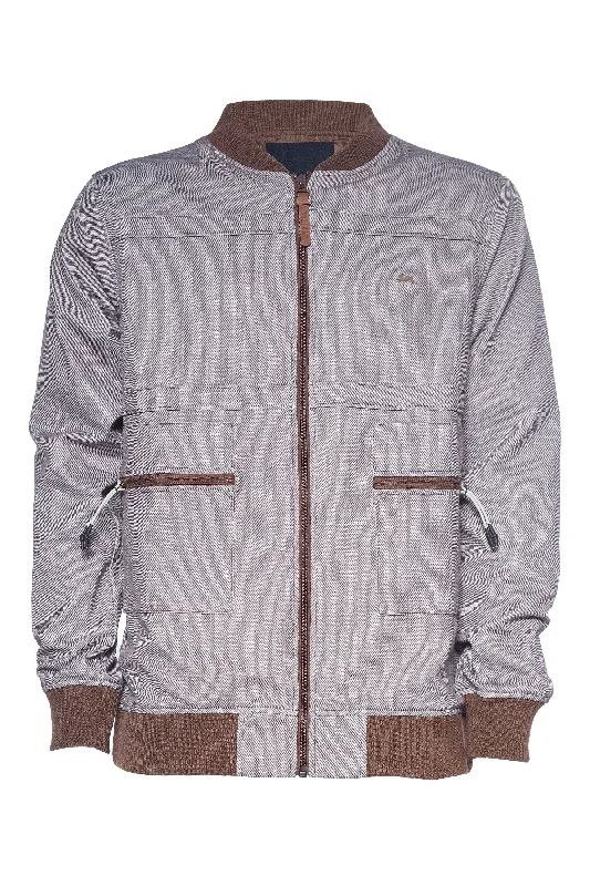 Chandler | 2-Tone Pique Jacket Casual Men's Loose