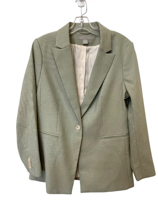 Blazer By H&m In Green, Size: L Bold Men's Animal