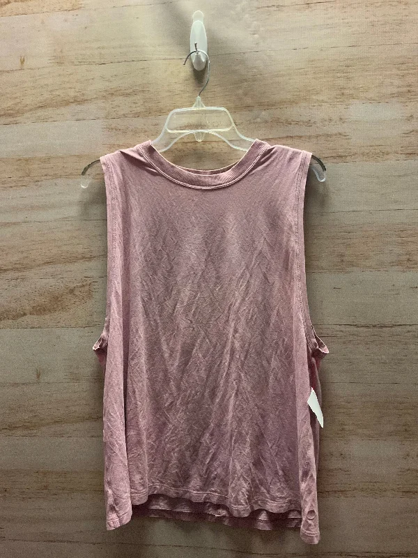 Athletic Tank Top By Lululemon In Pink, Size: 8 Minimalist Men's Casual 