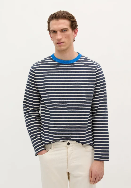CONTRAST STRIPED SWEATER Stylish Men's Tropical 