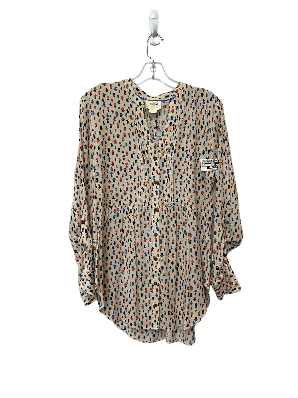 Top Long Sleeve By Maeve In Multi-colored, Size: 6 Vintage Men's 1970S Disco