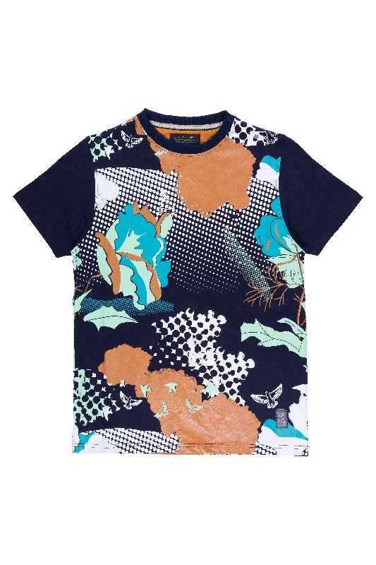 Najeem | Men's Short Sleeve Jersey Graphic Crew Elegant Men's Cashmere