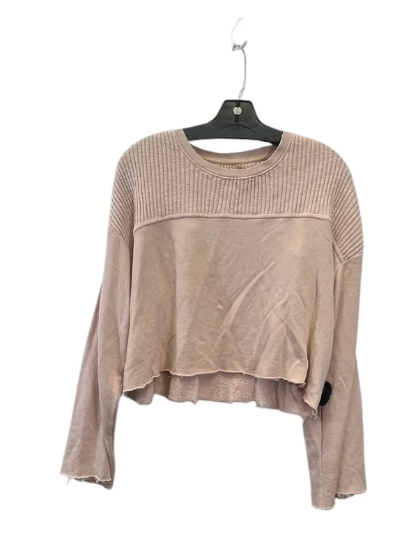 Sweatshirt Designer By Current/elliott In Peach, Size: L Dynamic Men's Moto