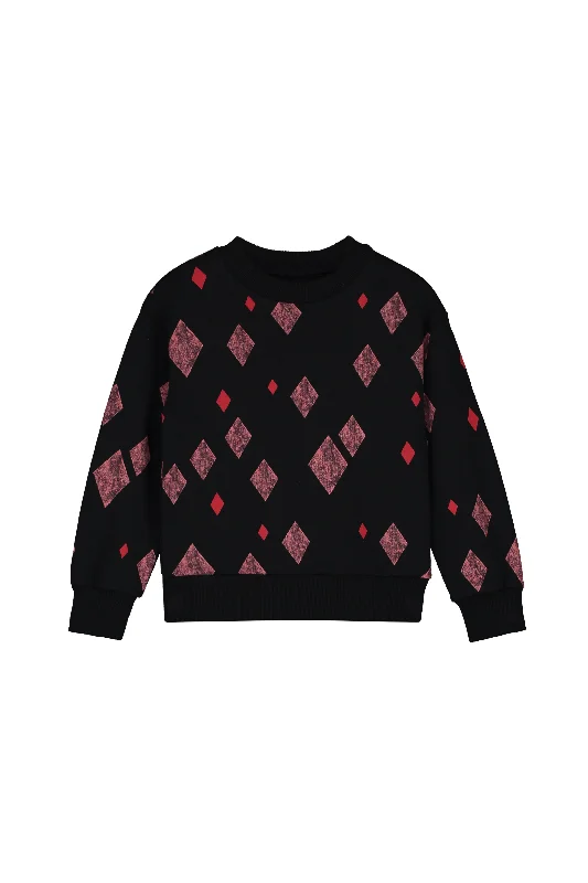 Joker Sweatshirt-Black/Red Traditional Men's Country