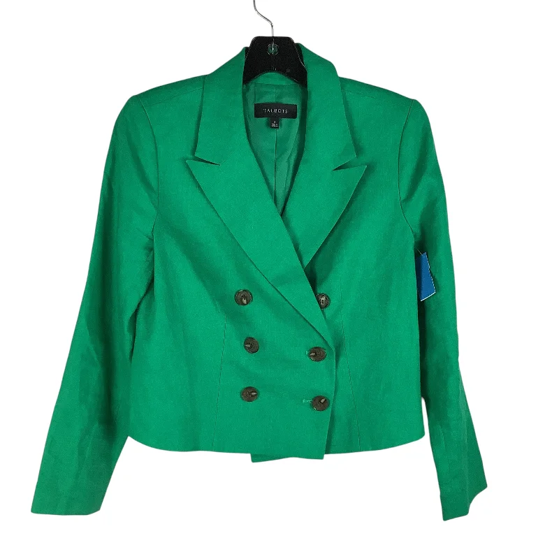 Blazer By Talbots In Green, Size: 2 Monochromatic Office Style
