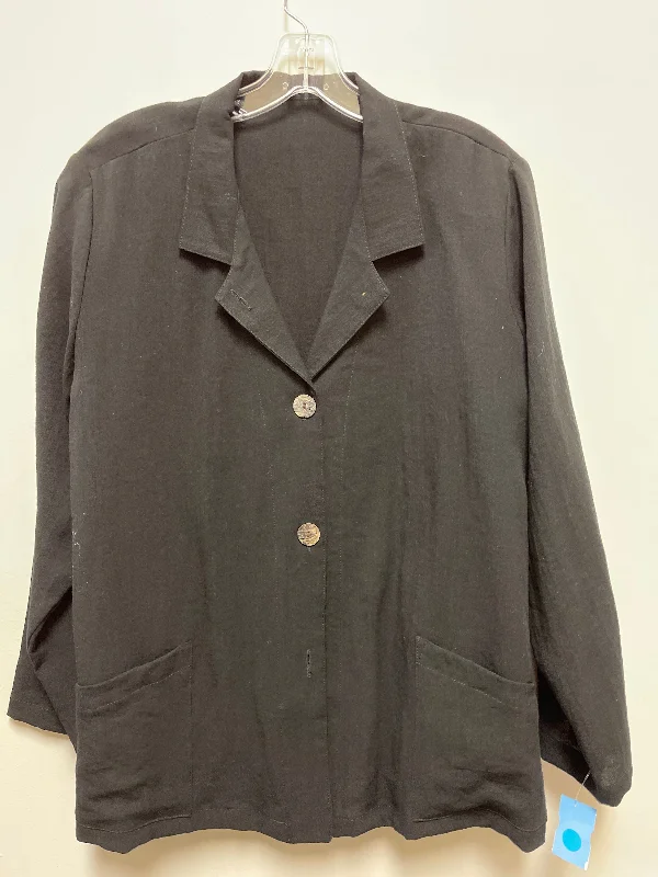 Blazer By Clothes Mentor In Black, Size: Xl Streetwear Style